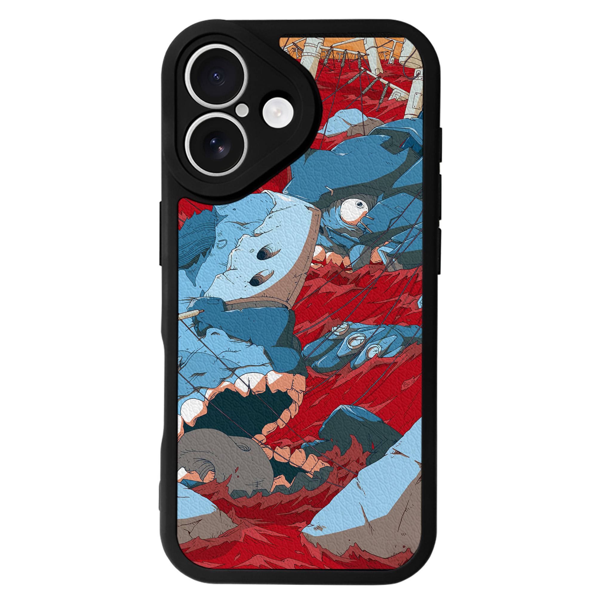 （画像用） EVA 新世紀エヴァンゲリオン 【iPhone 16シリーズ対応】シリコンスマホケース（レザー調） 材質：シリコン